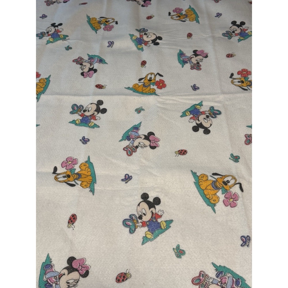 Disney Dundee Blanket Baby Minnie Mouse Vintage‎ Acrylic New Rare Crib Stroller